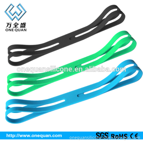 Packing gift box X shape silicone rubber band